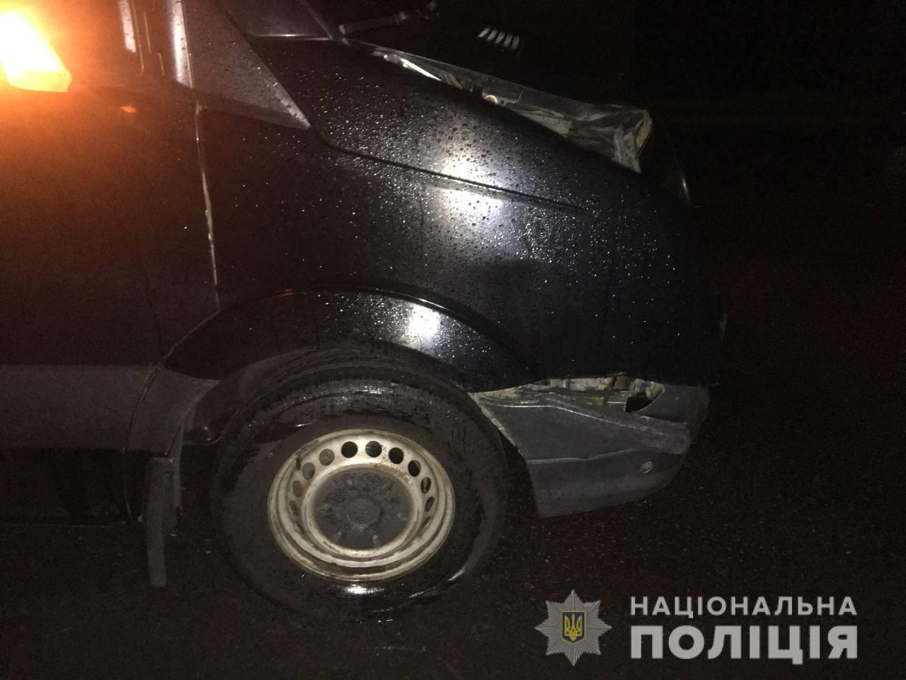 пассажирский микроавтобус Луганск-Киев насмерть сбил женщину